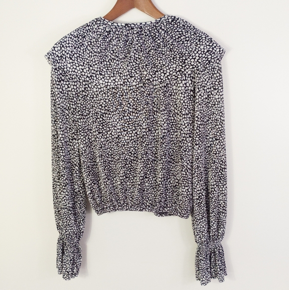 Zara Ruffle Top Size Medium - Picture 9 of 9